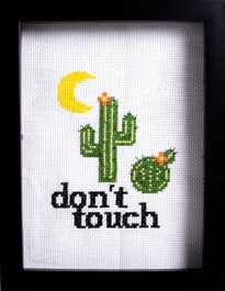 Don't touch - Stickbild