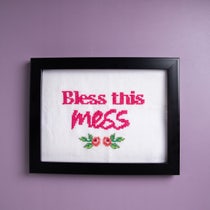 Bless the mess - Stickbild