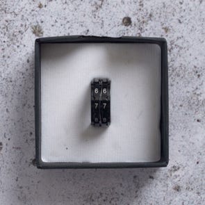 Reihenzähler Ring schwarz (Größe 11 / 10,6 mm)