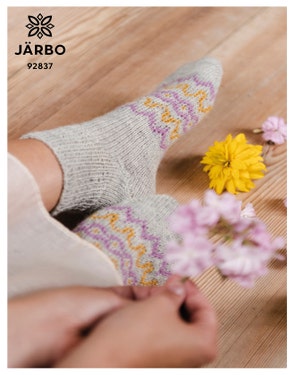 Blomster - Socken mit Muster