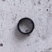 Reihenzähler Ring schwarz (Größe 10 / 19,8 mm)