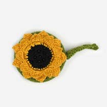 Maßband - gehäkelte Sonnenblume